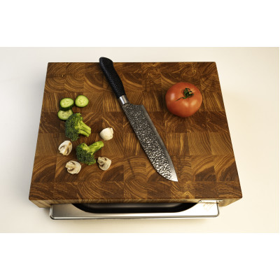 Торцева обробна дошка з ясеню з гастроємністю PAV-Wood 30х40х9 см